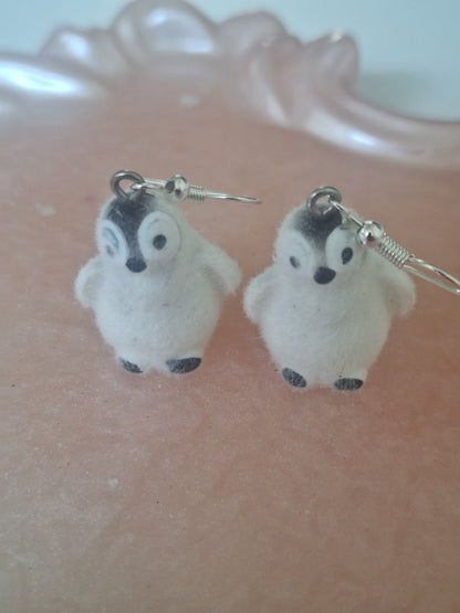 Boucles d'oreilles pingouin 🐧