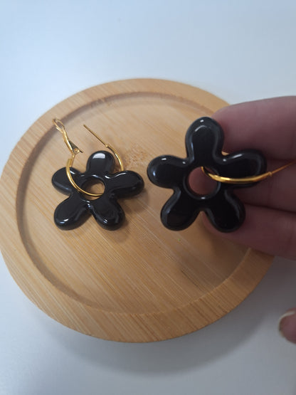 Boucles d oreilles 5 pétales