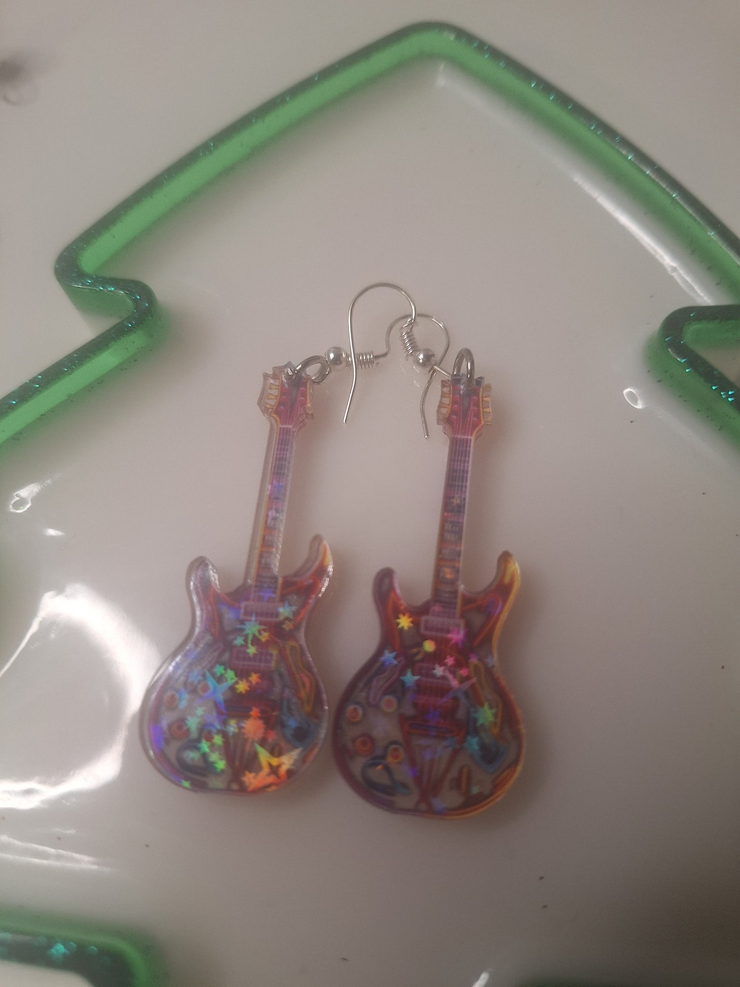 Boucles d'oreilles guitare 🎸