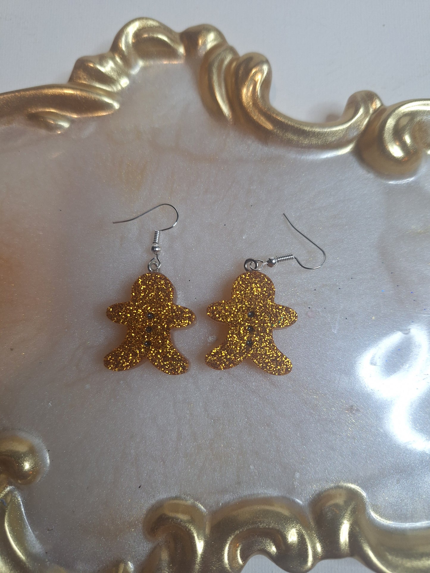 Boucles d'oreilles pain d épices