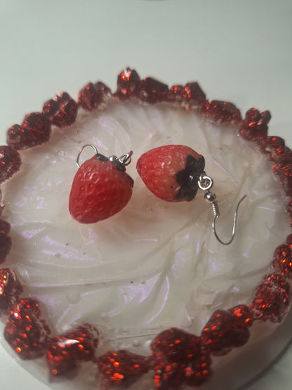 Boucles d'oreilles fraise 🍓