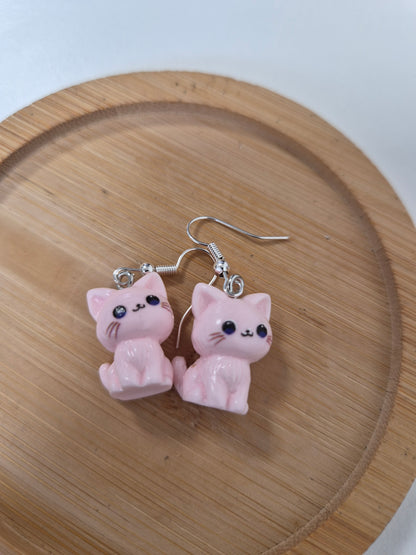 Boucles d'oreilles chat 🐱