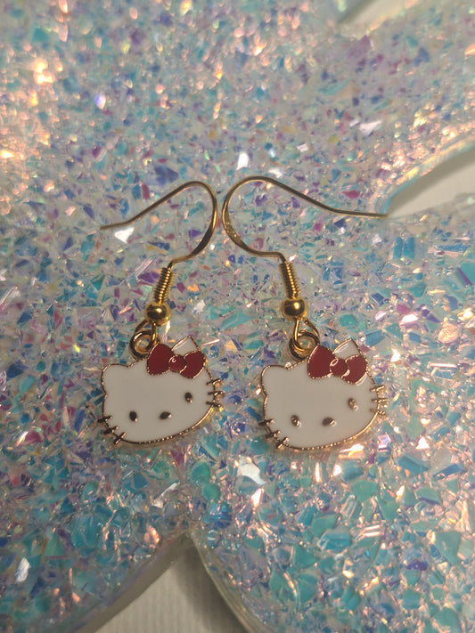 Boucle d oreille hello kitty