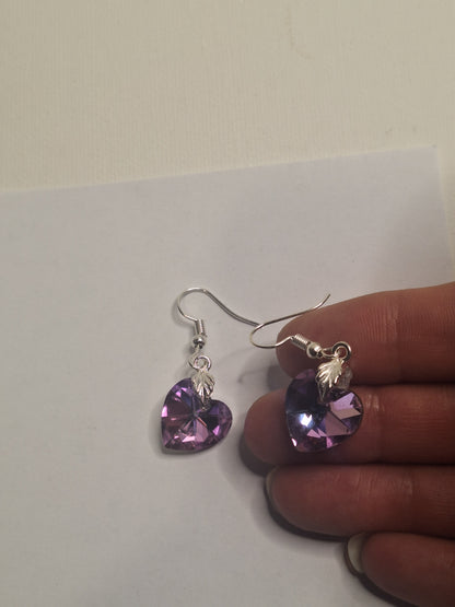 Boucles d'oreilles coeur