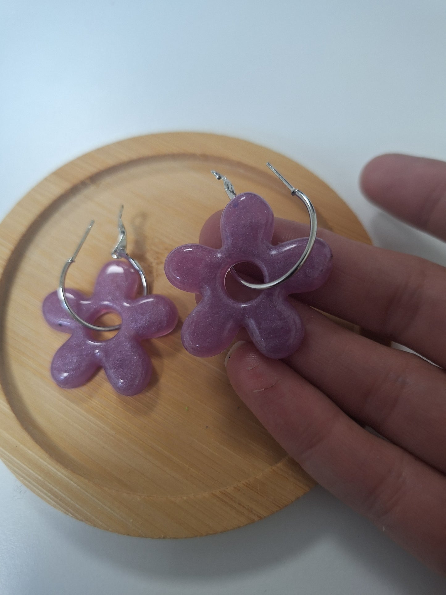 Boucles d oreilles 5 pétales