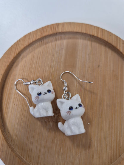 Boucles d'oreilles chat 🐱