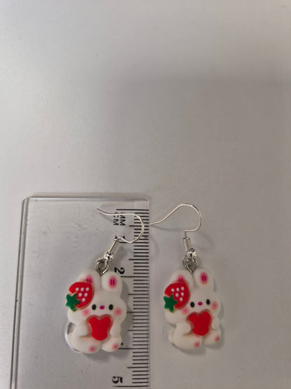 Boucles d'oreilles lapin