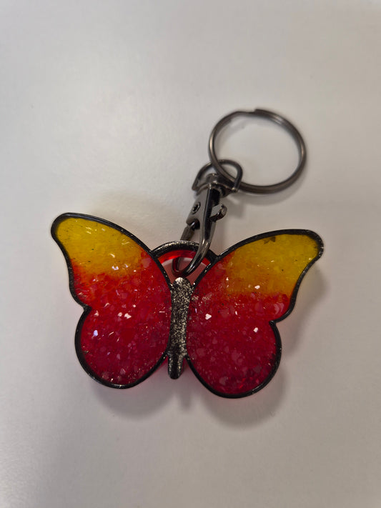 Porte cle papillon