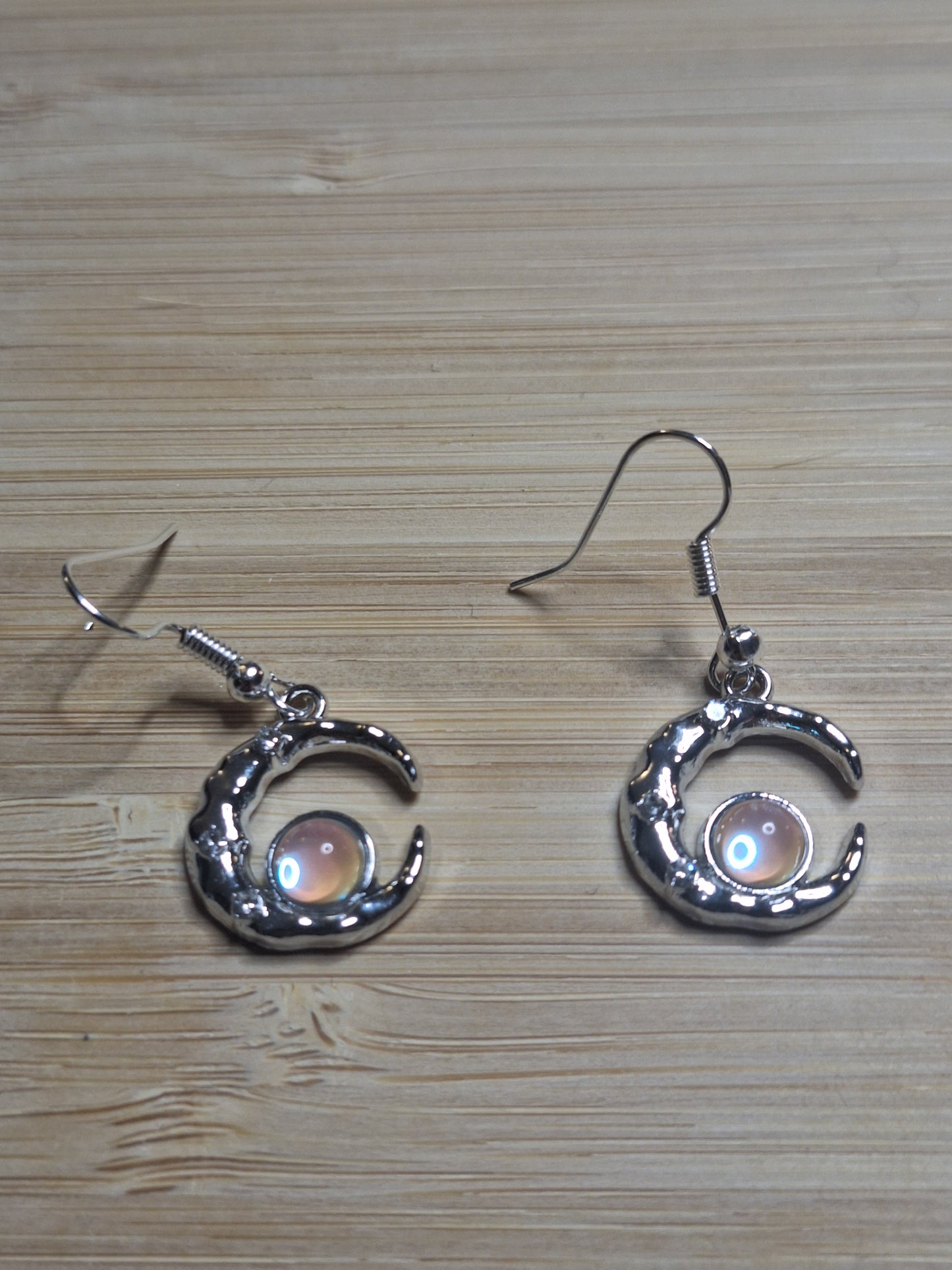 Boucles d'oreilles lune