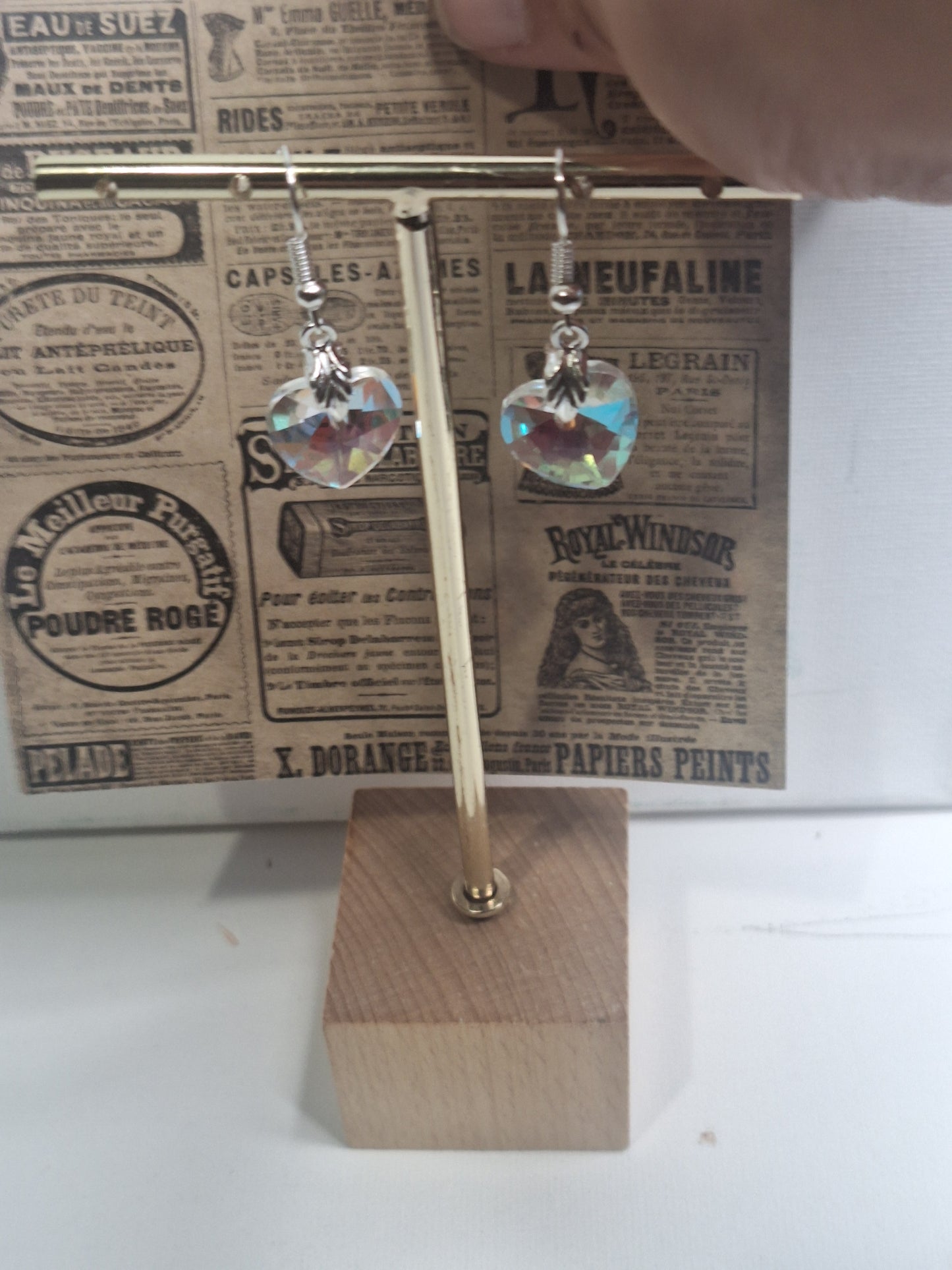 Boucles d'oreilles coeur