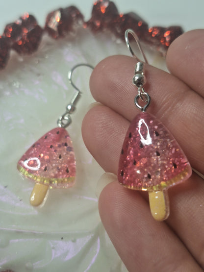 Boucles d'oreilles esquimaux pastèque 🍉