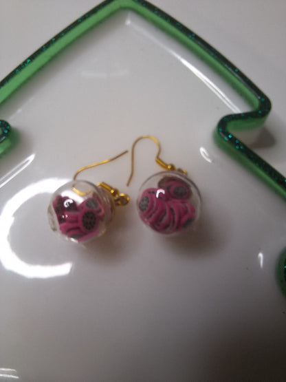 Boucles d oreilles globe fruit