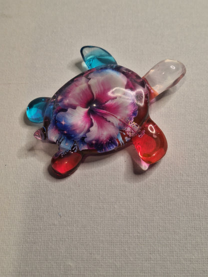 Deco tortue et hibiscus 🌺