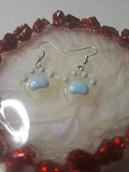 Boucles d'oreilles patte de chat
