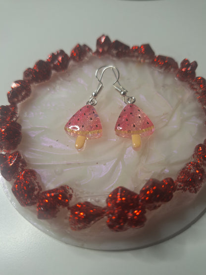 Boucles d'oreilles esquimaux pastèque 🍉