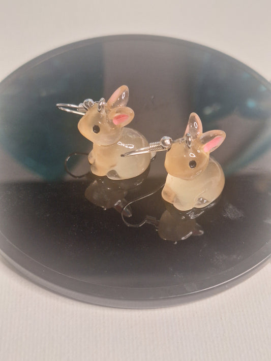 Boucle d oreille lapin