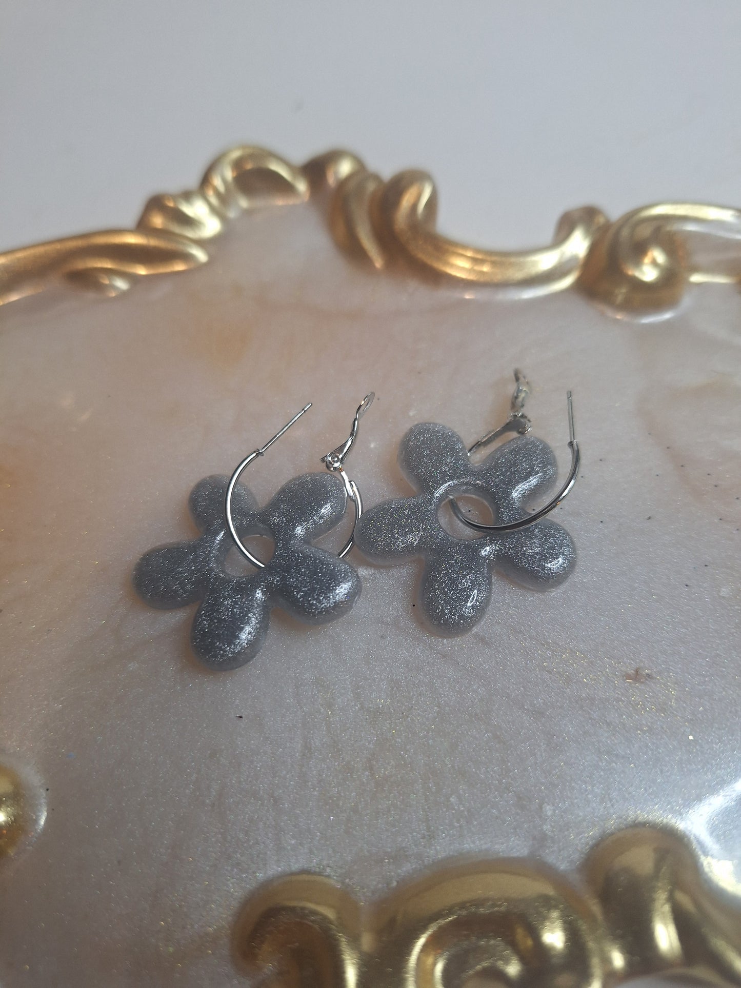 Boucles d oreilles 5 pétales