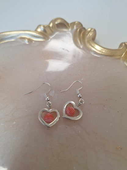 Boucles d'oreilles coeur