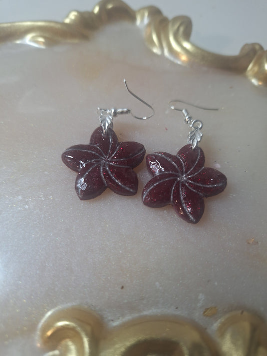 Boucles d'oreilles fleur fleur de tiare
