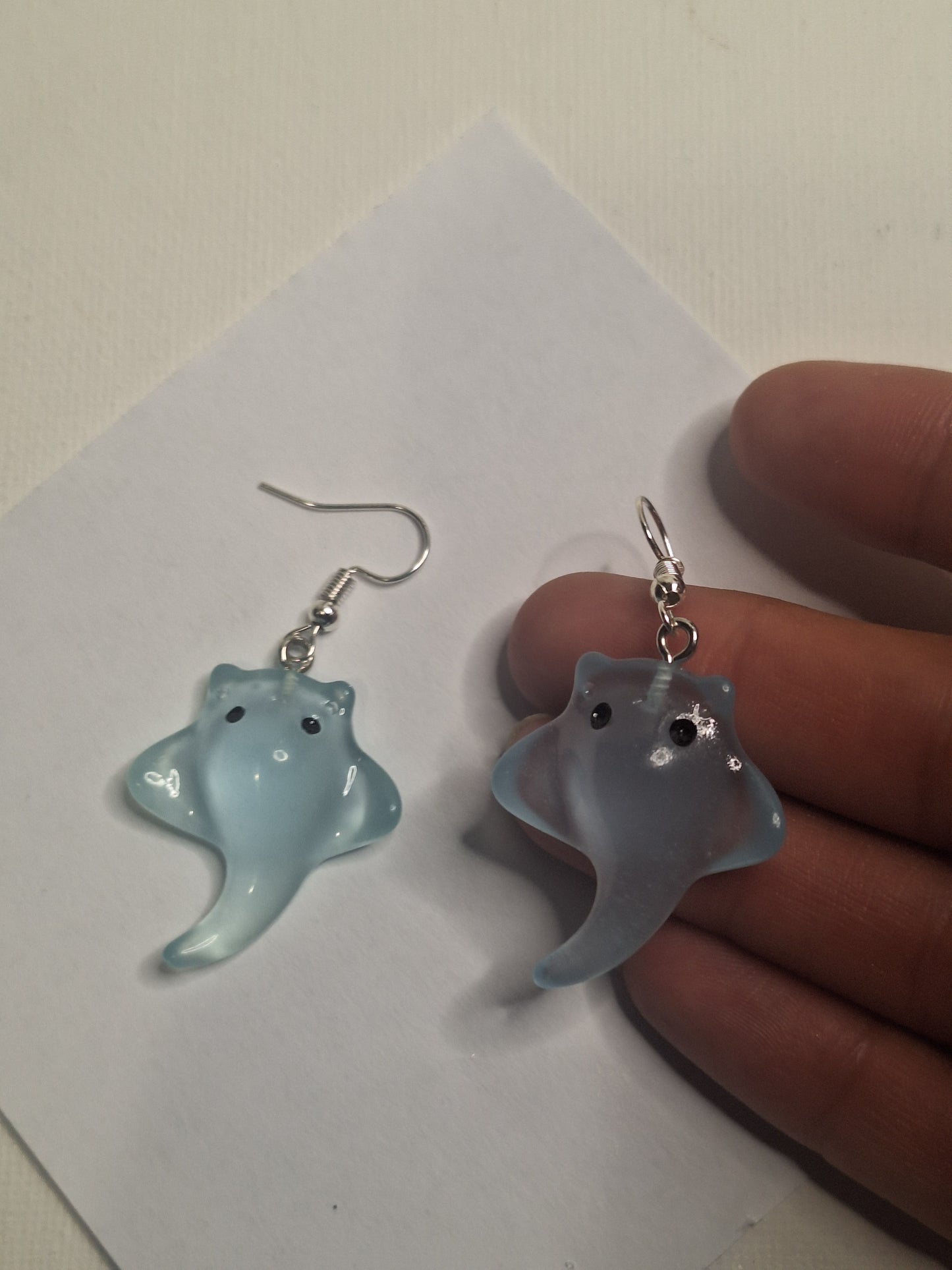 Boucles d'oreilles raie