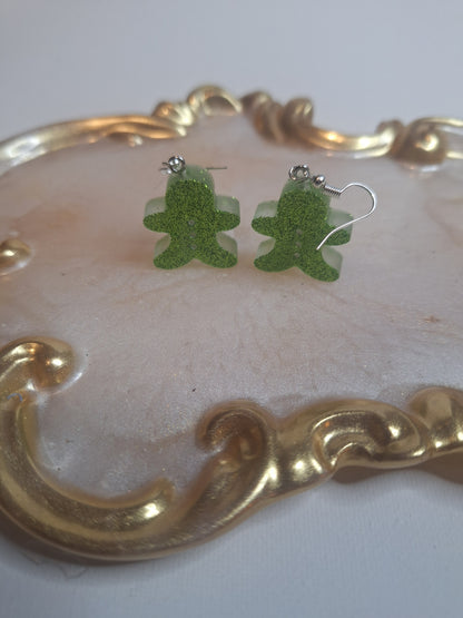 Boucles d'oreilles pain d épices