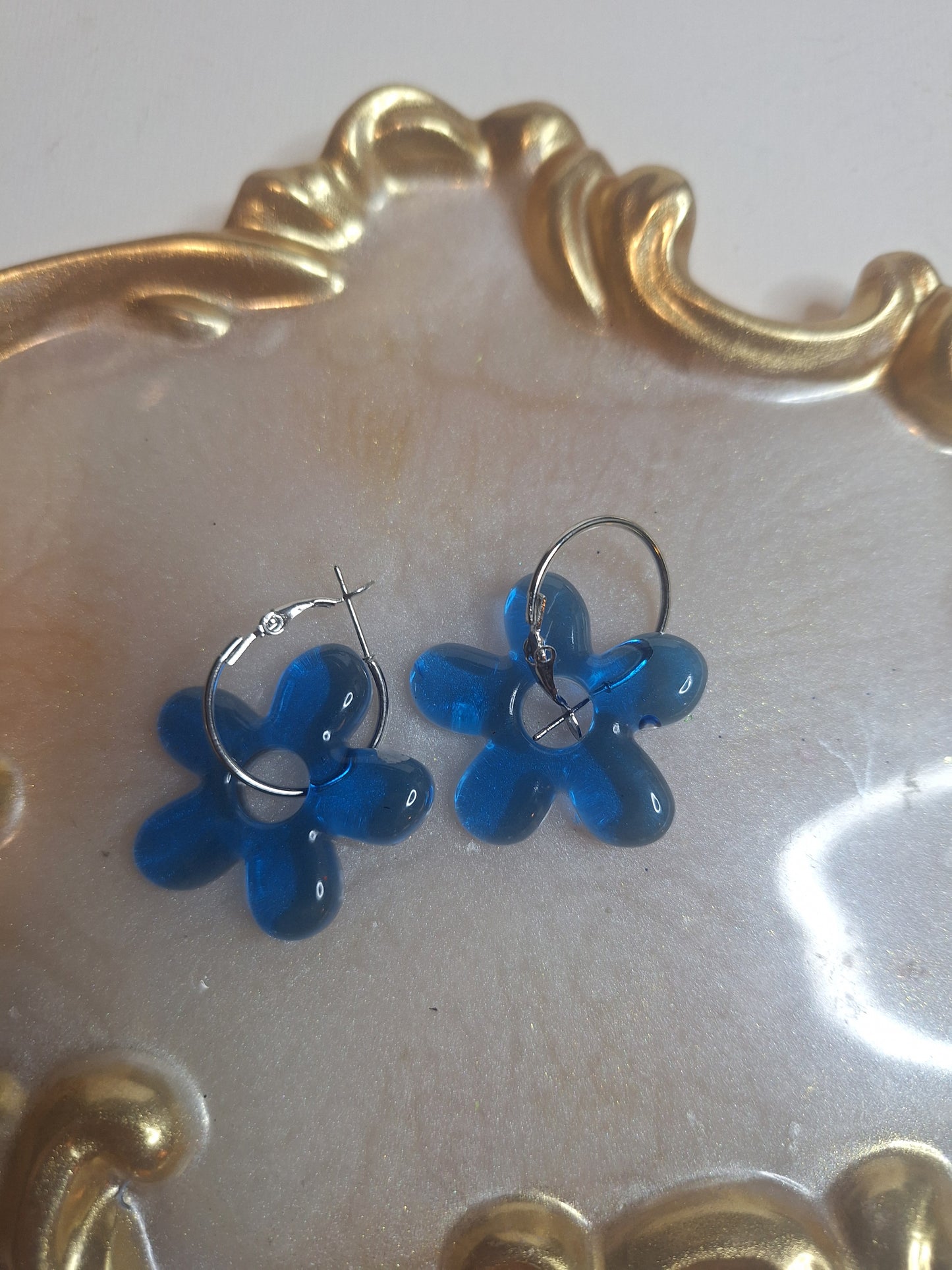 Boucles d oreilles 5 pétales