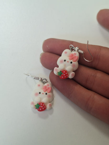 Boucles d'oreilles lapin