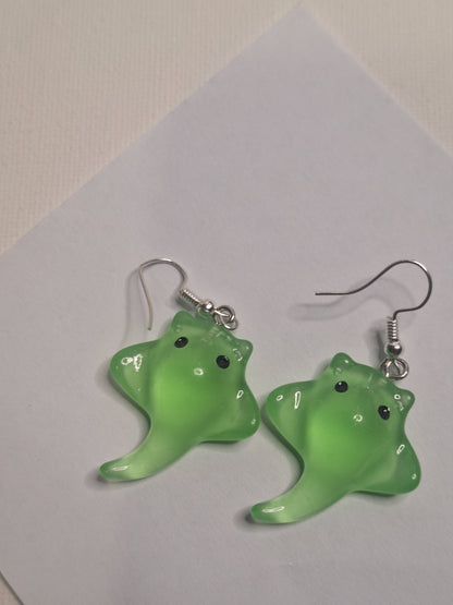 Boucles d'oreilles raie