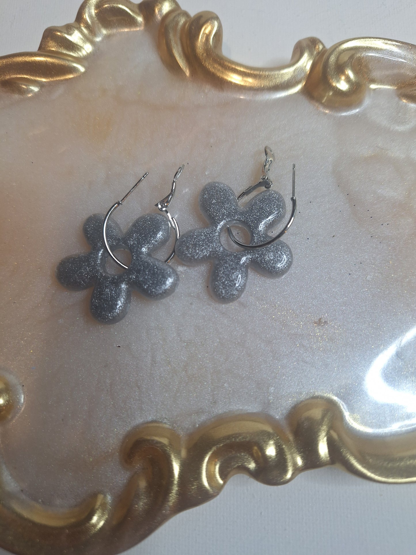 Boucles d oreilles 5 pétales