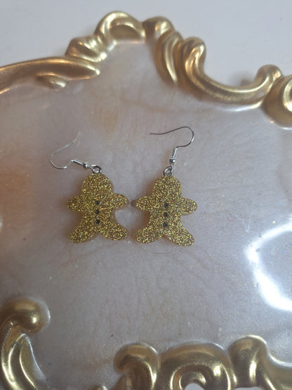 Boucles d'oreilles pain d épices