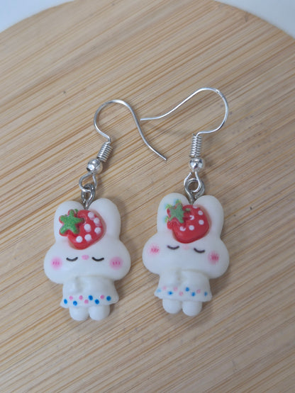 Boucles d'oreilles lapin