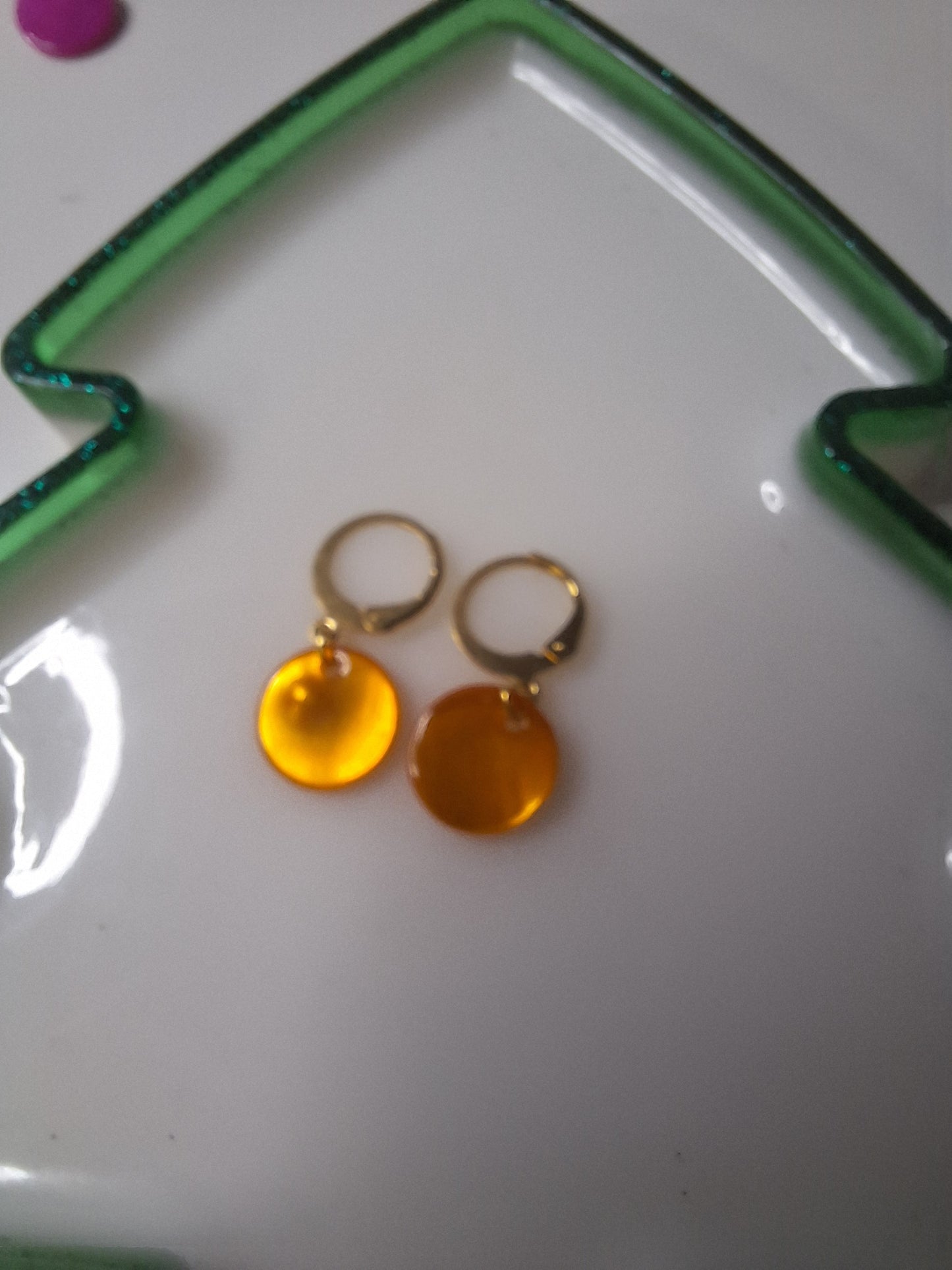 Boucles d'oreilles pastille
