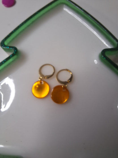 Boucles d'oreilles pastille