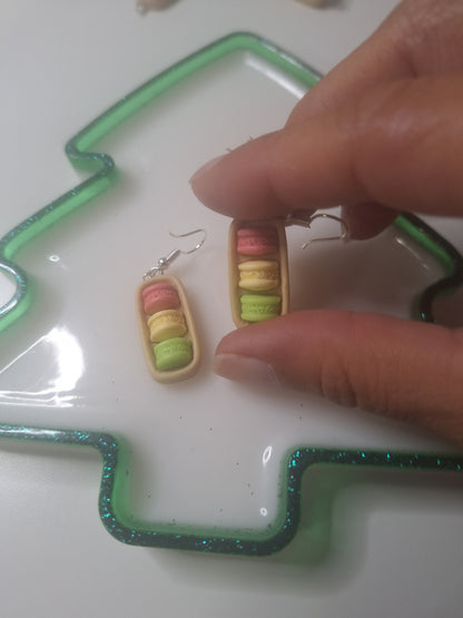 Boucles d'oreilles macarons