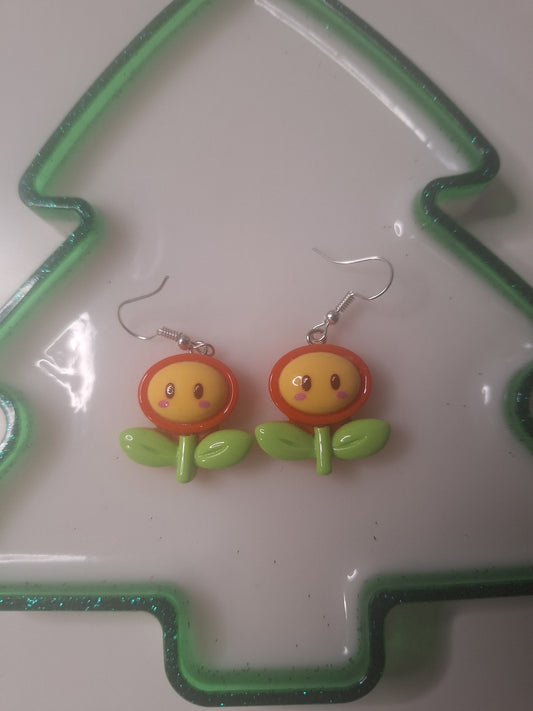 Boucles d'oreilles fleur 🌸