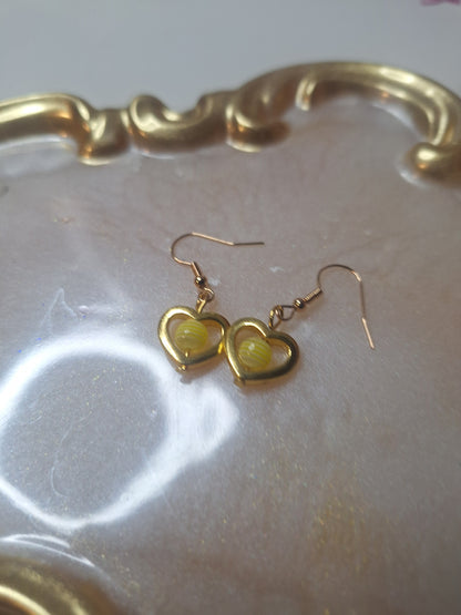 Boucles d oreilles coeur