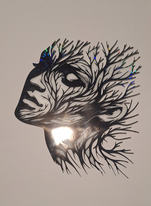 Deco murale visage