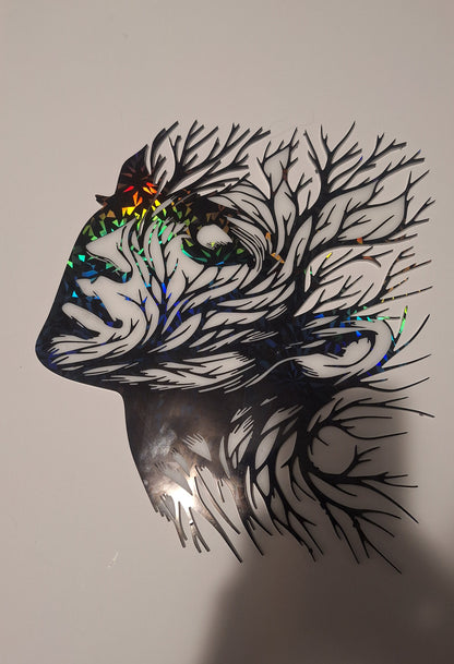 Deco murale visage