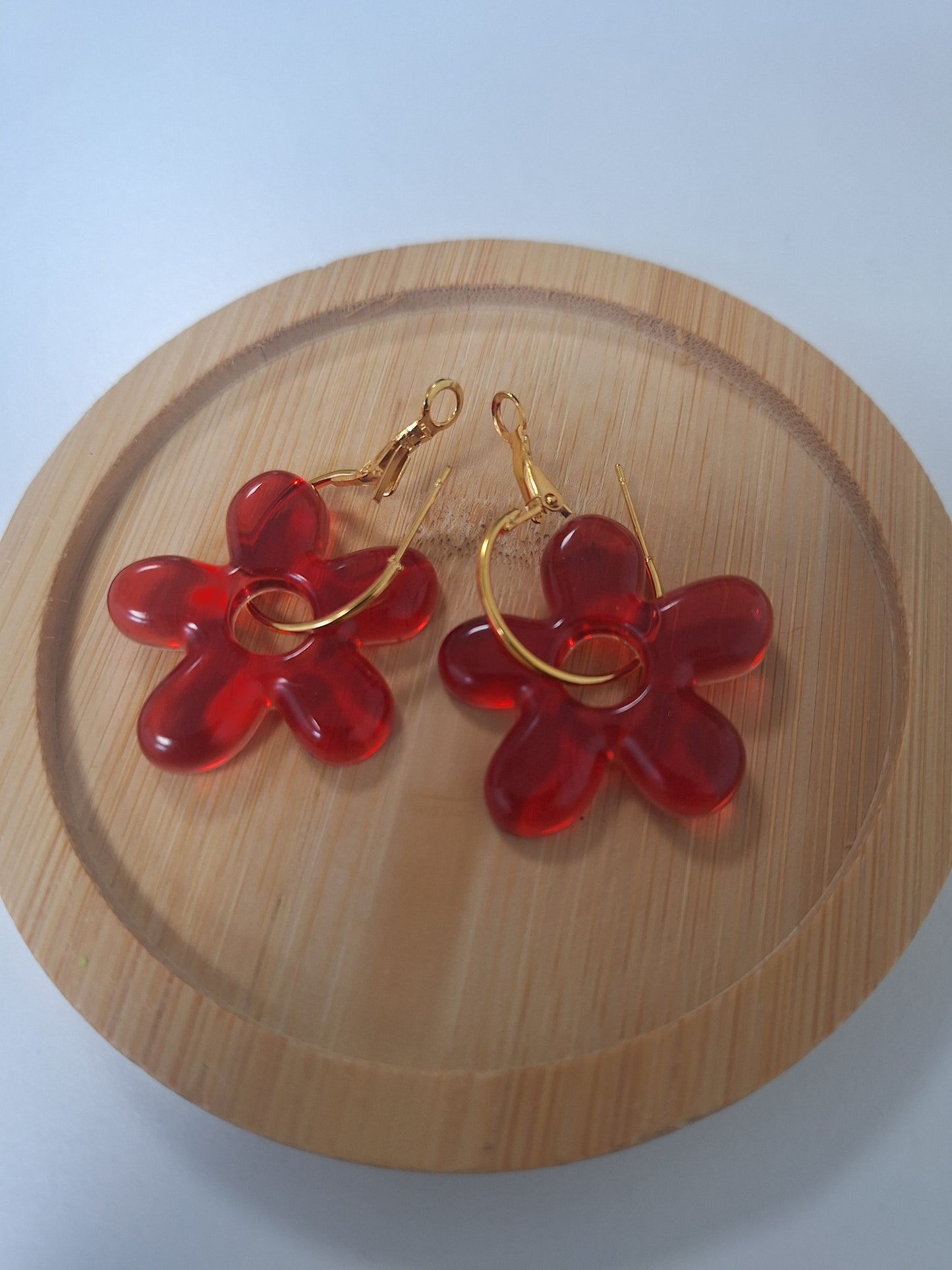 Boucles d oreilles 5 pétales