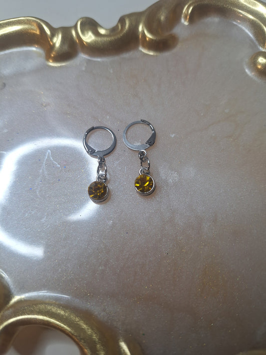Boucles d'oreilles strass