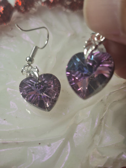 Boucles d'oreilles coeur