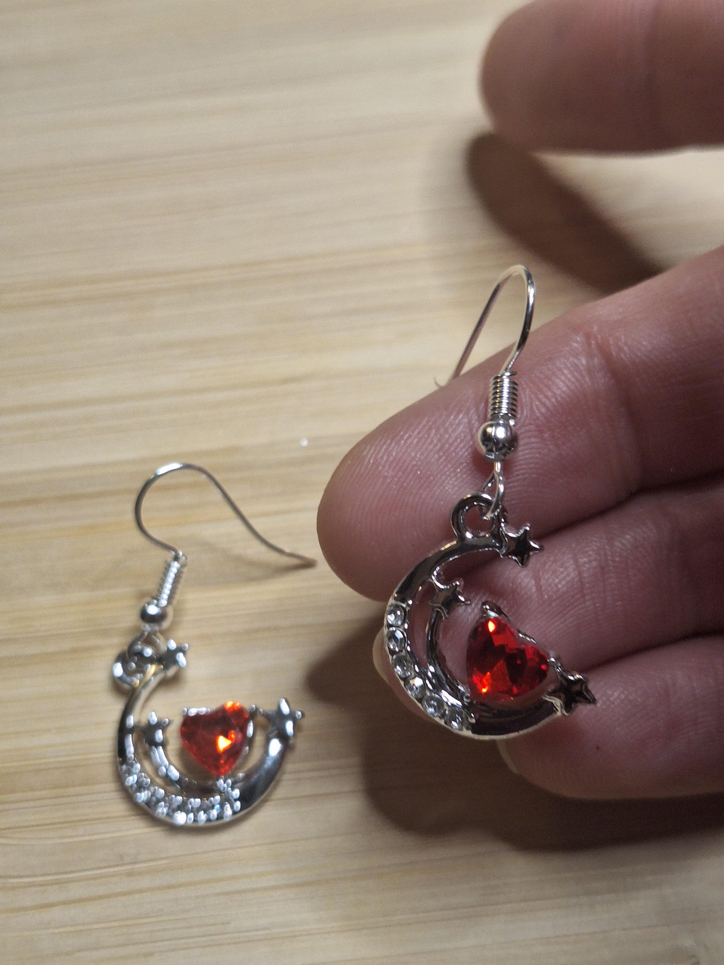 Boucles d'oreilles lune