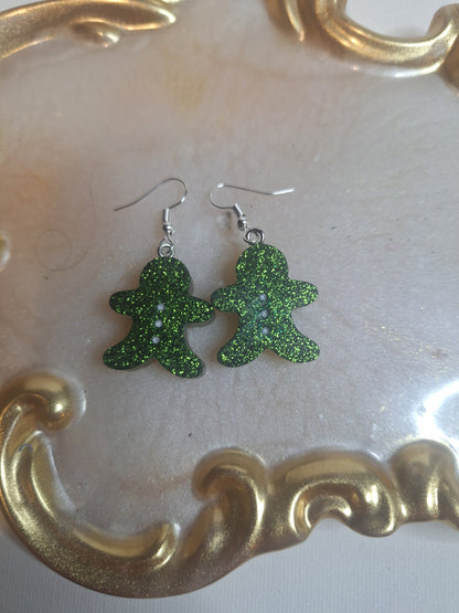 Boucles d'oreilles pain d épices