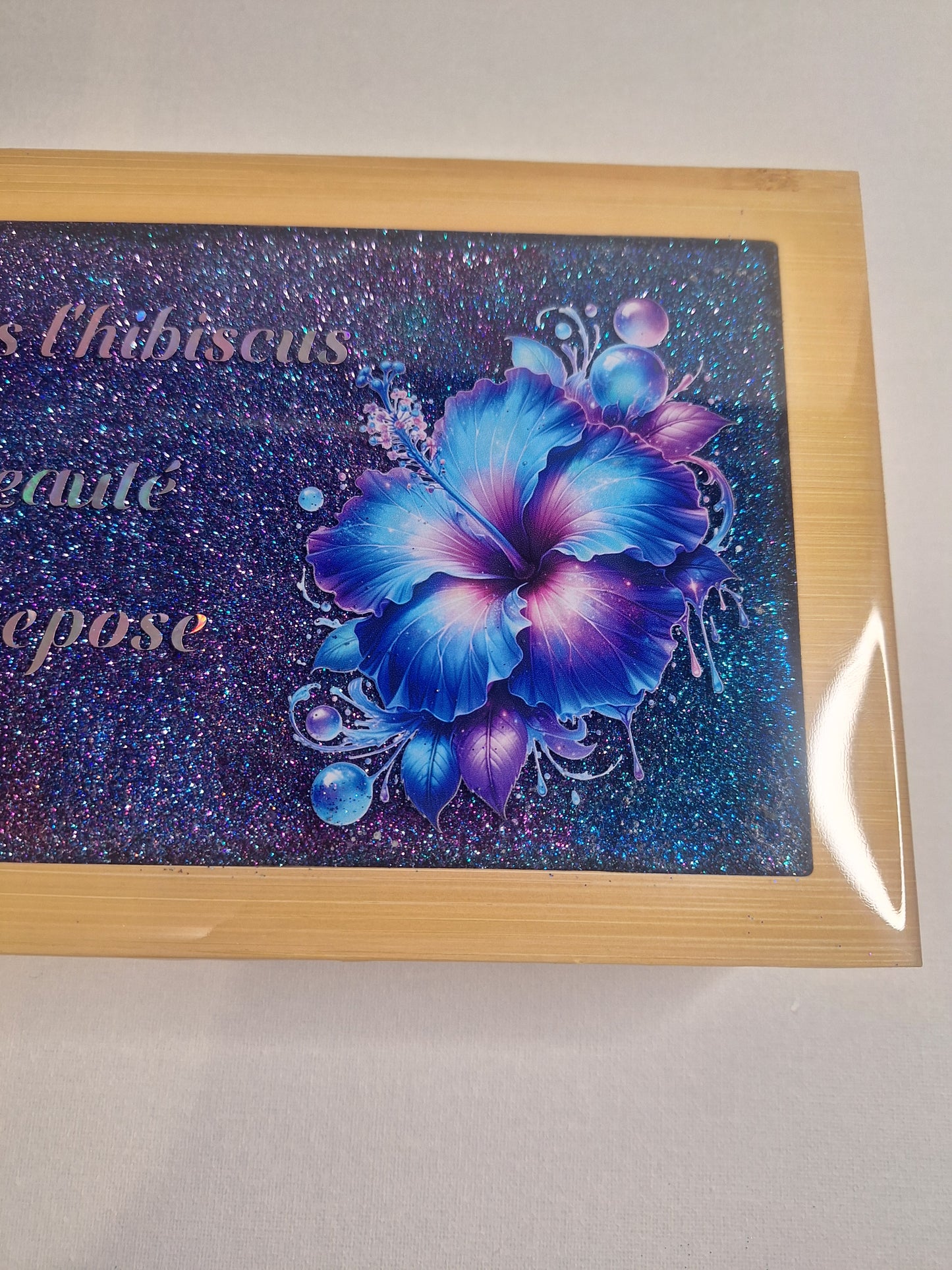 Boite de rangement hibiscus