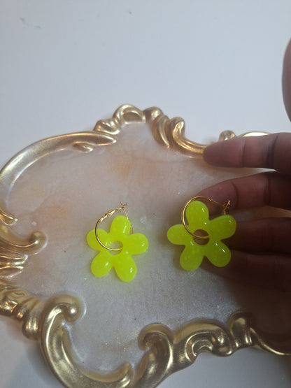 Boucles d oreilles 5 pétales