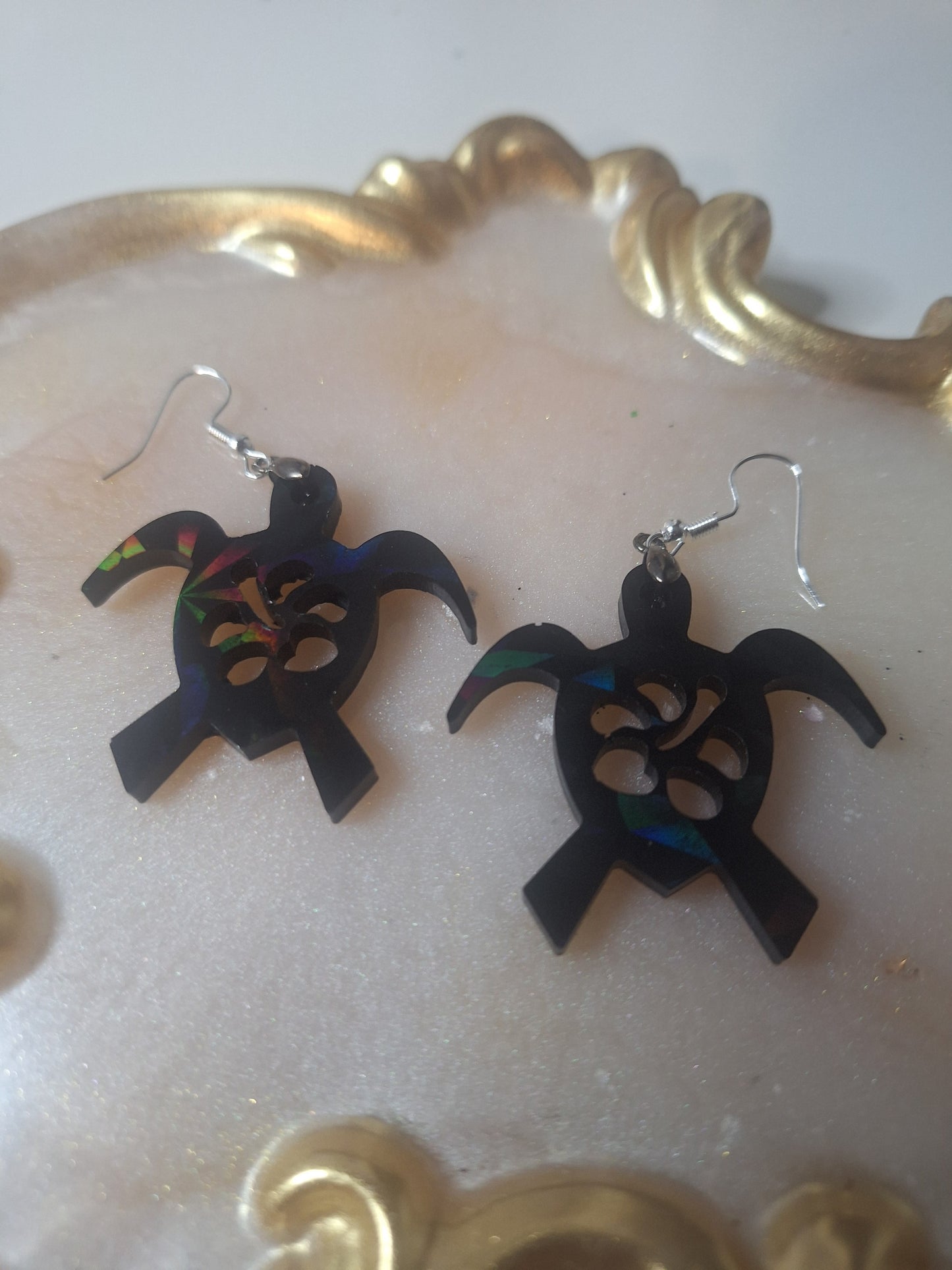 Boucles d'oreilles tortue