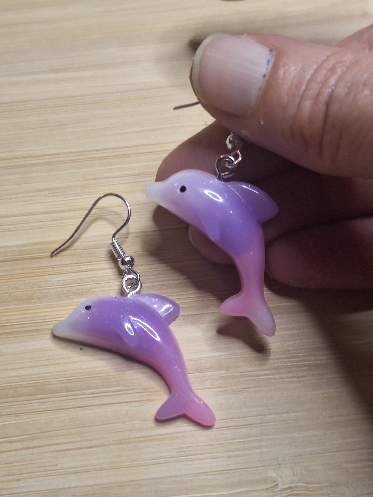 Boucles d'oreilles dauphin