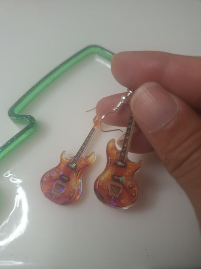 Boucles d'oreilles guitare 🎸