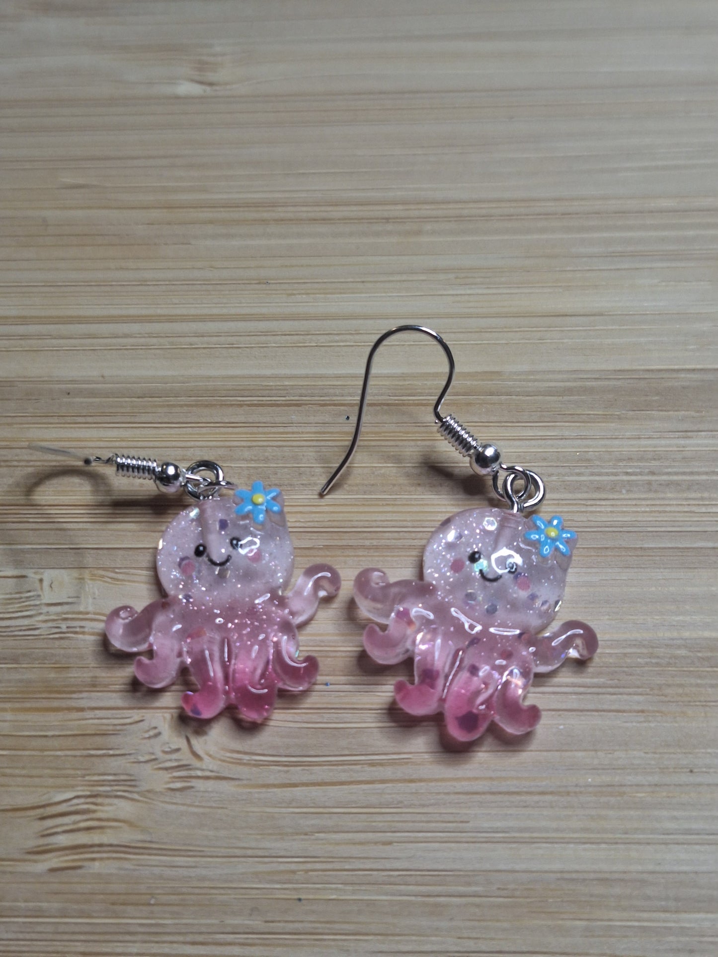 Boucles d'oreilles pieuvre