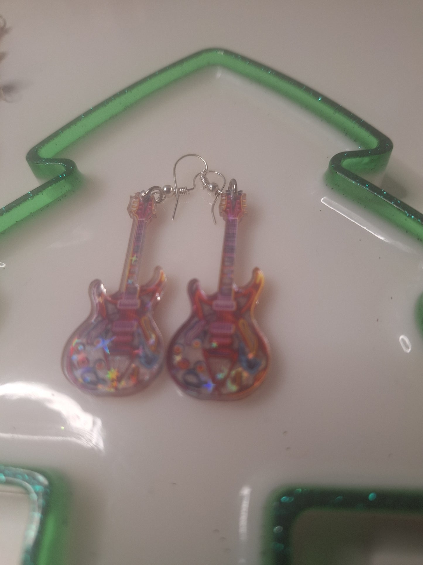 Boucles d'oreilles guitare 🎸